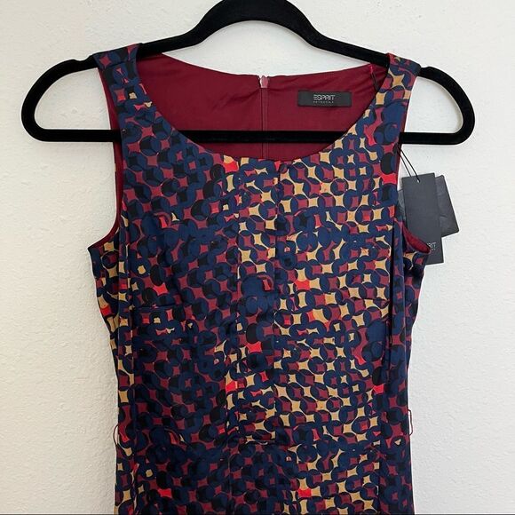 NWT ESPIRIT Geometric Shift Dress - Picture 3 of 10